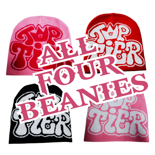 4 pack- Top Tier Beanie